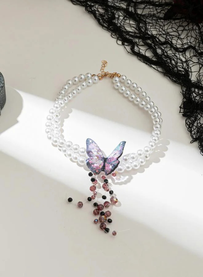 تايك تو عقد شوكر لؤلؤ